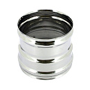 Соединитель мама-мама D 120 для дымохода из нержавеющей стали Прок с доставкой в NAME